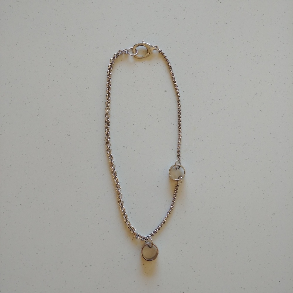 Silver chain D&G necklace